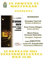 “Il totem nero”, presentazione del libro di Alliegro a Moliterno